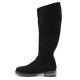 Cizme femei - velur natural - negru - SM116319