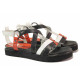 Sandale femei - piele naturală - negru - SM115957