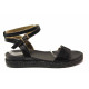 Sandale femei - piele naturală - negru - SM115970