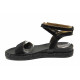 Sandale femei - piele naturală - negru - SM115970