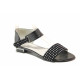 Sandale femei - piele naturală - negru - SM115973