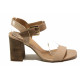 Sandale femei - piele naturală - roz - SM115938