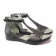 Sandale femei - piele naturală - negru - SM115910