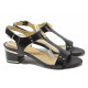 Sandale femei - piele naturală - negru - SM115941