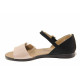 Sandale femei - piele naturală - negru - SM115911