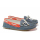 Mocasini - velur natural - albastru - SM115951