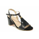 Sandale femei - piele naturală - negru - SM116057