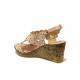 Sandale femei - piele naturală - roz - SM116066