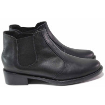 Ghete femei - piele naturală - negru - SM116491