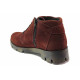 Ghete femei - velur natural - bordeaux - SM116501