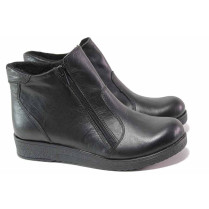 Ghete femei - piele naturală - negru - SM116505