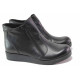 Ghete femei - piele naturală - negru - SM116505