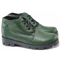 Ghete femei - piele naturală - verde - SM116504