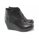 Ghete femei - piele naturală - negru - SM116506