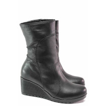 Ghete femei - piele naturală - negru - SM116428