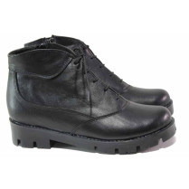 Ghete femei - piele naturală - negru - SM116425