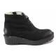 Ghete femei - nubuck natural - negru - SM116539