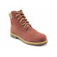 Ghete adolescenți - nubuck natural - bordeaux - SM116550