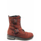 Ghete femei - nubuck natural - bordeaux - SM116548