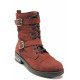 Ghete femei - nubuck natural - bordeaux - SM116548