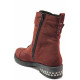 Ghete femei - nubuck natural - bordeaux - SM116548