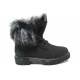 Ghete femei - nubuck natural - negru - SM116552