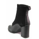 Ghete femei - piele naturală cu velur - negru - SM116566