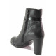 Ghete femei - piele naturală cu velur - negru - SM116561