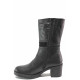 Ghete femei - piele naturală cu velur - negru - SM116562