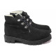 Ghete femei - nubuck natural - negru - SM116516