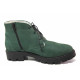 Ghete femei - nubuck natural - verde - SM116517