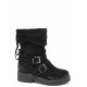 Ghete femei - piele naturală - negru - SM116528