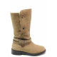 Cizme femei - nubuck natural - bej - SM116656