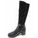 Cizme femei - nubuck natural - negru - SM116664