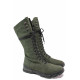 Cizme femei - nubuck natural - verde - SM116669