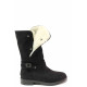 Cizme femei - nubuck natural - negru - SM116654