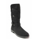 Cizme femei - nubuck natural - negru - SM116654