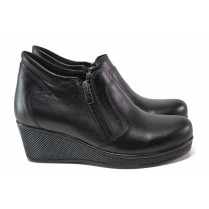 Ghete femei - piele naturală - negru - SM116971