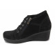 Ghete femei - nubuck natural - negru - SM116972