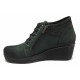 Ghete femei - nubuck natural - verde - SM117046