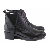 Ghete femei - piele naturală - negru - SM117246