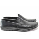 Mocasini - piele naturală - negru - SM115327