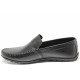 Mocasini - piele naturală - negru - SM115327