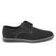 Încălțăminte bărbați - nubuck natural - negru - SM115474