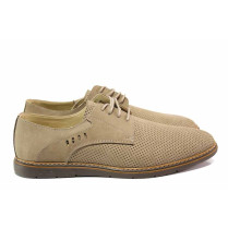 Încălțăminte bărbați - nubuck natural - bej - SM115476