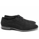 Încălțăminte bărbătească formală - nubuck natural - negru - SM116406