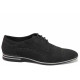 Încălțăminte bărbătească formală - nubuck natural - negru - SM116406