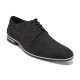 Încălțăminte bărbătească formală - nubuck natural - negru - SM116406