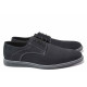 Încălțăminte bărbați - nubuck natural - negru - SM116809