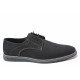 Încălțăminte bărbați - nubuck natural - negru - SM116809